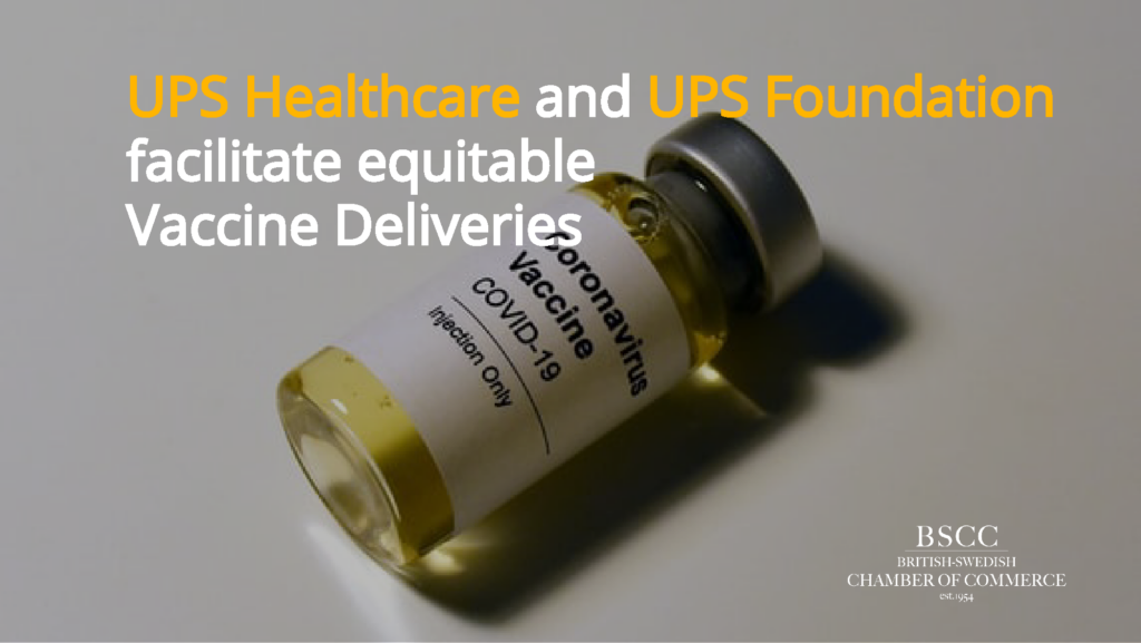 UPS Healthcare and UPS Foundation facilitate equitable Vaccine Deliveries