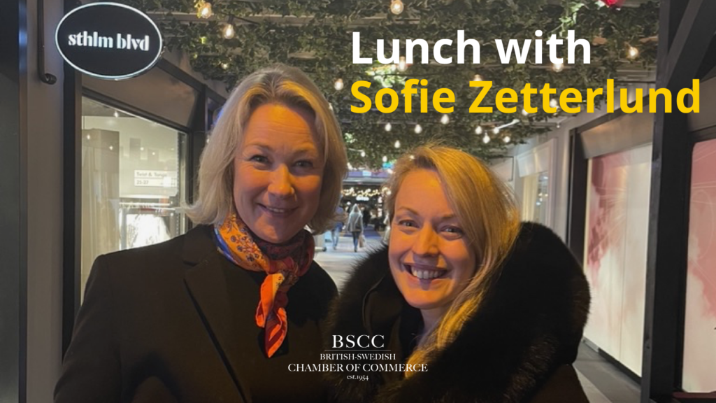 Lunch with Sofie Zetterlund