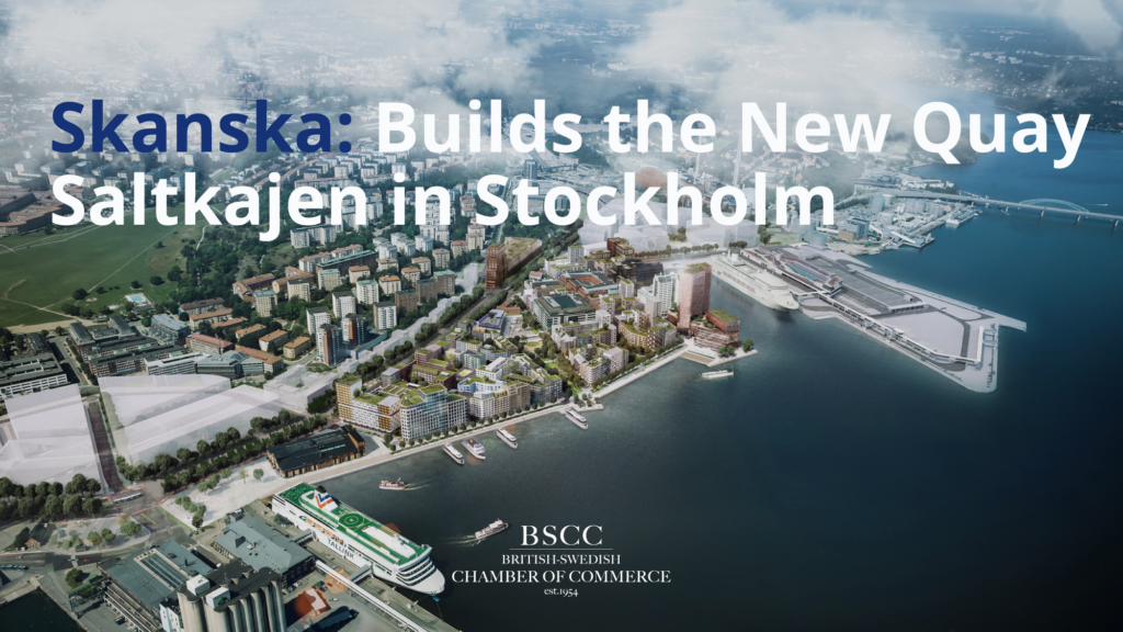 Skanska Builds the New Quay Saltkajen in Stockholm